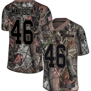 Jaguars #46 Ross Matiscik Camo Men's Stitched NFL Limited Rush Realtree Jersey