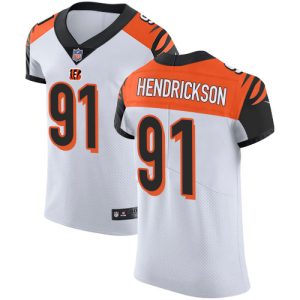 Bengals #91 Trey Hendrickson White Men's Stitched NFL Vapor Untouchable Elite Jersey