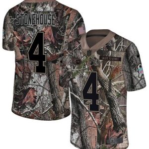 wholesale Titans #4 Ryan Stonehouse Camo Youth Stitched NFL Limited Rush Realtree Jersey