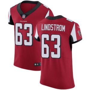 falcons #63 chris lindstrom red team color men's stitched nfl vapor untouchable elite elite jersey