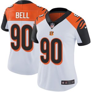 Bengals #90 Travis Bell White Women's Stitched NFL Vapor Untouchable Limited Jersey