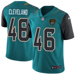 jaguars #46 ross matiscik teal green team color men's stitched nfl vapor untouchable limited cheap jersey