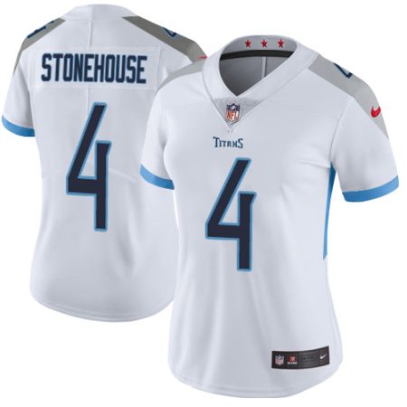 titans #4 ryan stonehouse white women's stitched nfl vapor untouchable limited cheap jersey