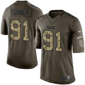 cheap Rams #91 Kobie Turner Green Youth Stitched NFL Limited 2015 Salute to Service Jersey