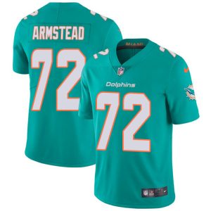 Dolphins #72 Terron Armstead Aqua Green Team Color Men's Stitched NFL Vapor Untouchable Limited Jersey