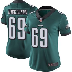 elite Eagles #69 Landon Dickerson Green Team Color Women's Stitched NFL Vapor Untouchable Limited Jersey