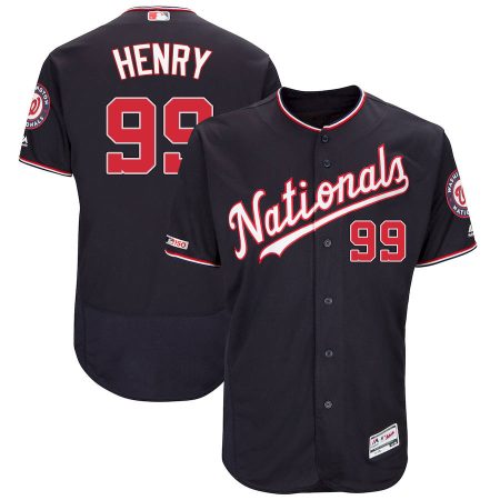 nationals #99 cole henry majestic alternate authentic collection flex base player cheap jersey navy