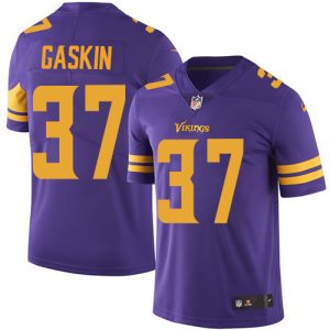 Vikings #37 Myles Gaskin Purple Men's Stitched NFL Limited Rush Jersey