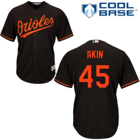 orioles #45 keegan akin black cool base stitched youth mlb cheap jersey