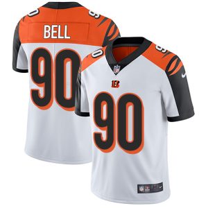 bengals #90 travis bell white youth stitched nfl vapor untouchable limited wholesale jersey