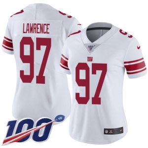 cheap Giants #97 Dexter Lawrence White Women's Stitched NFL 100th Season Vapor Untouchable Limited Jersey