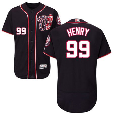 elite Nationals #99 Cole Henry Navy Blue Flexbase Authentic Collection Stitched MLB Jersey