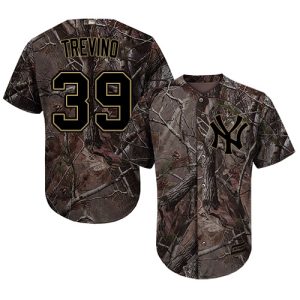 Yankees #39 Jose Trevino Realtree Collection Cool Base Stitched Youth MLB Jersey