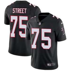 falcons #75 kentavius street black alternate stitched youth nfl vapor untouchable limited elite jersey