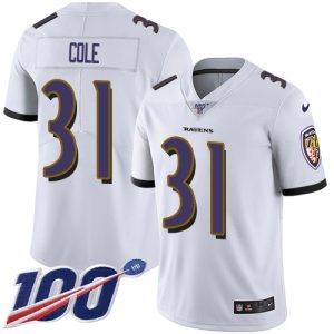 ravens #31 dalvin cook white men's stitched nfl 100th season vapor untouchable limited wholesale jersey