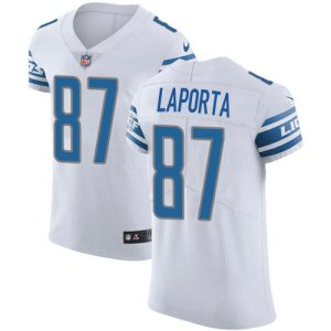 lions #87 sam laporta white men's stitched nfl new elite wholesale jersey