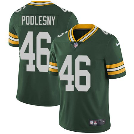 packers #46 jack podlesny green team color youth stitched nfl vapor untouchable limited wholesale jersey