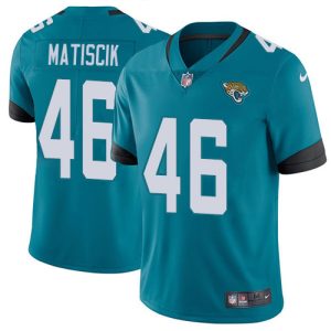 Jaguars #46 Ross Matiscik Teal Green Alternate Youth Stitched NFL Vapor Untouchable Limited Jersey