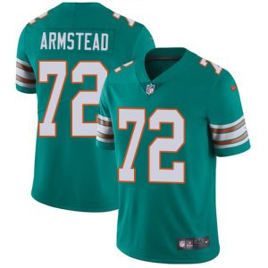 Dolphins #72 Terron Armstead Aqua Green Alternate Men's Stitched NFL Vapor Untouchable Limited Jersey