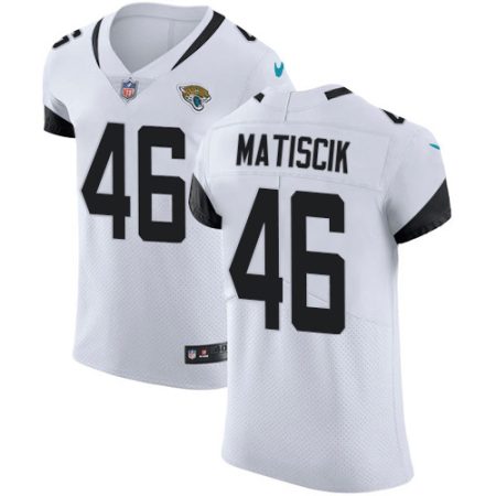 jaguars #46 ross matiscik white men's stitched nfl vapor untouchable elite wholesale jersey