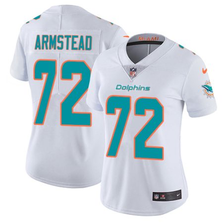 Dolphins #72 Terron Armstead White Women's Stitched NFL Vapor Untouchable Limited Jersey