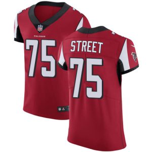 wholesale Falcons #75 Kentavius Street Red Team Color Men's Stitched NFL Vapor Untouchable Elite Jersey