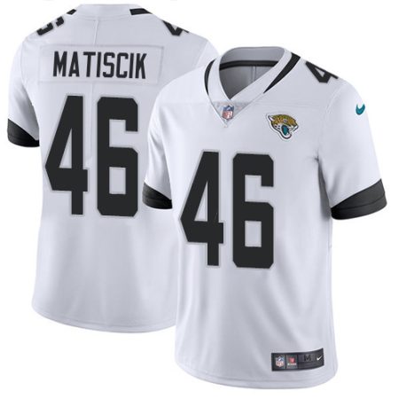 elite Jaguars #46 Ross Matiscik White Men's Stitched NFL Vapor Untouchable Limited Jersey