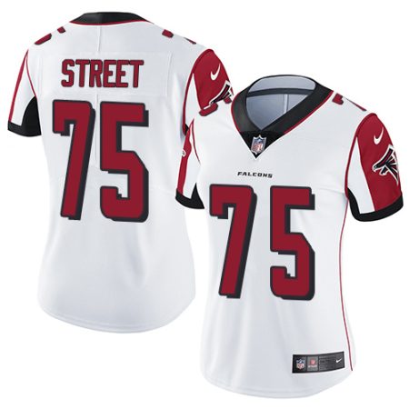 falcons #75 kentavius street white stitched women's nfl vapor untouchable limited wholesale jersey