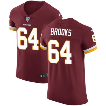 Commanders #64 Mason Brooks Burgundy Red Team Color Men's Stitched NFL Vapor Untouchable Elite Jersey