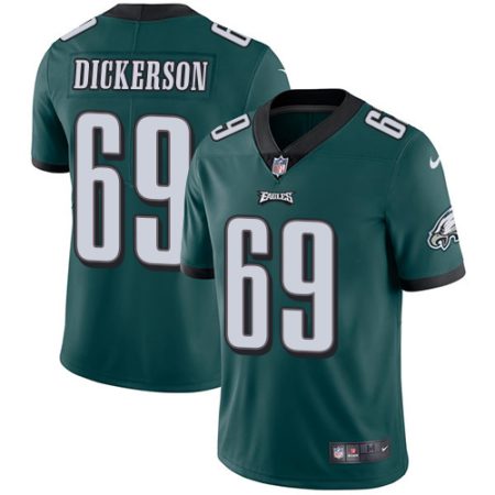 wholesale Eagles #69 Landon Dickerson Green Team Color Men's Stitched NFL Vapor Untouchable Limited Jersey