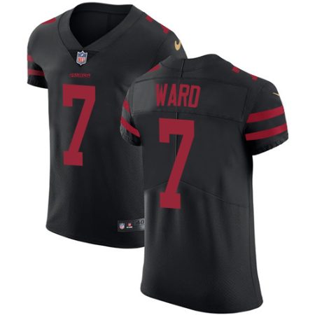 49ers #7 charvarius ward black alternate men's stitched nfl vapor untouchable elite cheap jersey