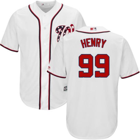 nationals #99 cole henry white cool base stitched youth mlb wholesale jersey