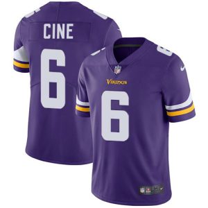 Vikings #6 Lewis Cine Purple Team Color Youth Stitched NFL Vapor Untouchable Limited Jersey