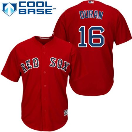 Red Sox #16 Jarren Duran Red New Cool Base Stitched MLB Jersey