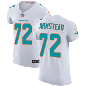 Dolphins #72 Terron Armstead White Men's Stitched NFL Vapor Untouchable Elite Jersey