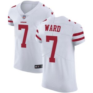 49ers #7 Charvarius Ward White Men's Stitched NFL Vapor Untouchable Elite Jersey