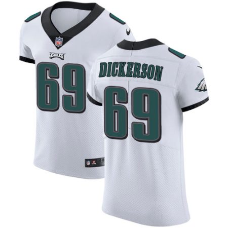 elite Eagles #69 Landon Dickerson White Men's Stitched NFL New Elite Jersey