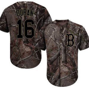 cheap Red Sox #16 Jarren Duran Camo Realtree Collection Cool Base Stitched Youth MLB Jersey