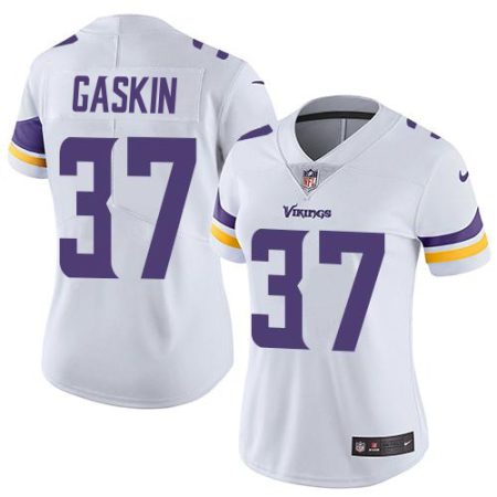 Vikings #37 Myles Gaskin White Women's Stitched NFL Vapor Untouchable Limited Jersey