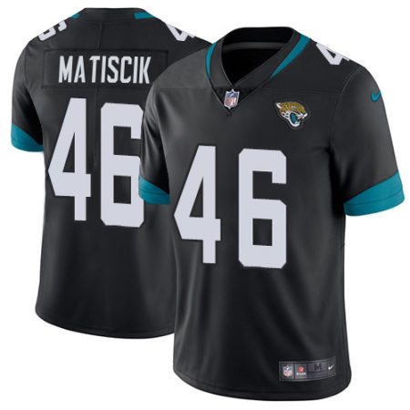 jaguars #46 ross matiscik black team color youth stitched nfl vapor untouchable limited wholesale jersey