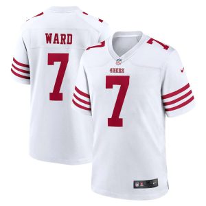 elite San Francisco 49ers #7 Charvarius Ward Men's 2022 Player Game Jersey - White