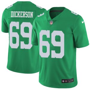 Eagles #69 Landon Dickerson Green Youth Stitched NFL Limited Rush Jersey