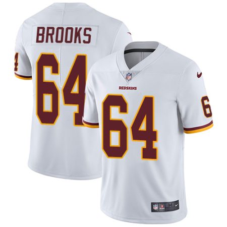 commanders #64 mason brooks white youth stitched nfl vapor untouchable limited wholesale jersey