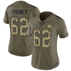 chiefs #62 joe thuney olive/camo women's stitched nfl limited 2017 salute to service cheap jersey