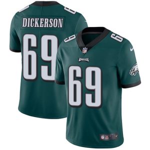 Eagles #69 Landon Dickerson Green Team Color Youth Stitched NFL Vapor Untouchable Limited Jersey