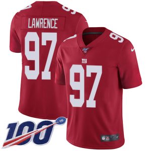 giants #97 dexter lawrence red alternate youth stitched nfl 100th season vapor untouchable limited cheap jersey