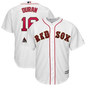 Boston Red Sox #16 Jarren Duran Majestic Home Official Cool Base Replica Player Jersey White