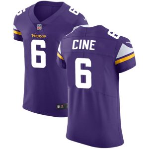 Vikings #6 Lewis Cine Purple Team Color Men's Stitched NFL Vapor Untouchable Elite Jersey