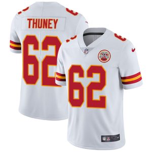 Chiefs #62 Joe Thuney White Men's Stitched NFL Vapor Untouchable Limited Jersey