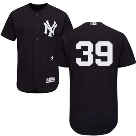 elite Yankees #39 Jose Trevino Navy Blue Flexbase Authentic Collection Stitched MLB Jersey